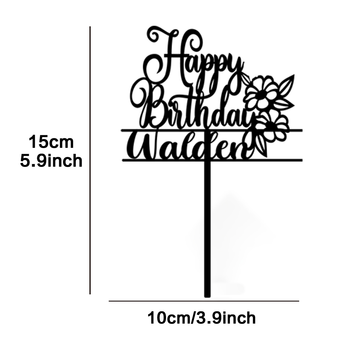 1PC New Happy Birthday to the  - Flower Supplies recension och pris